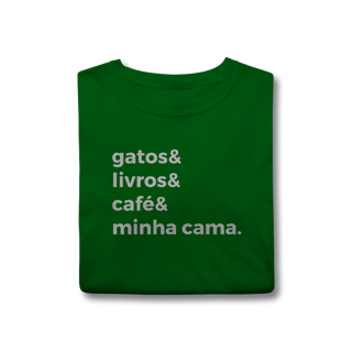 Nome do produtoGatos, Livros, Café, Minha Cama