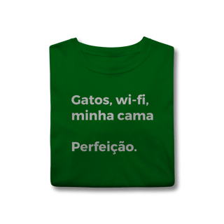 Nome do produtoGatos, Wi-fi, Minha Cama, Perfeição