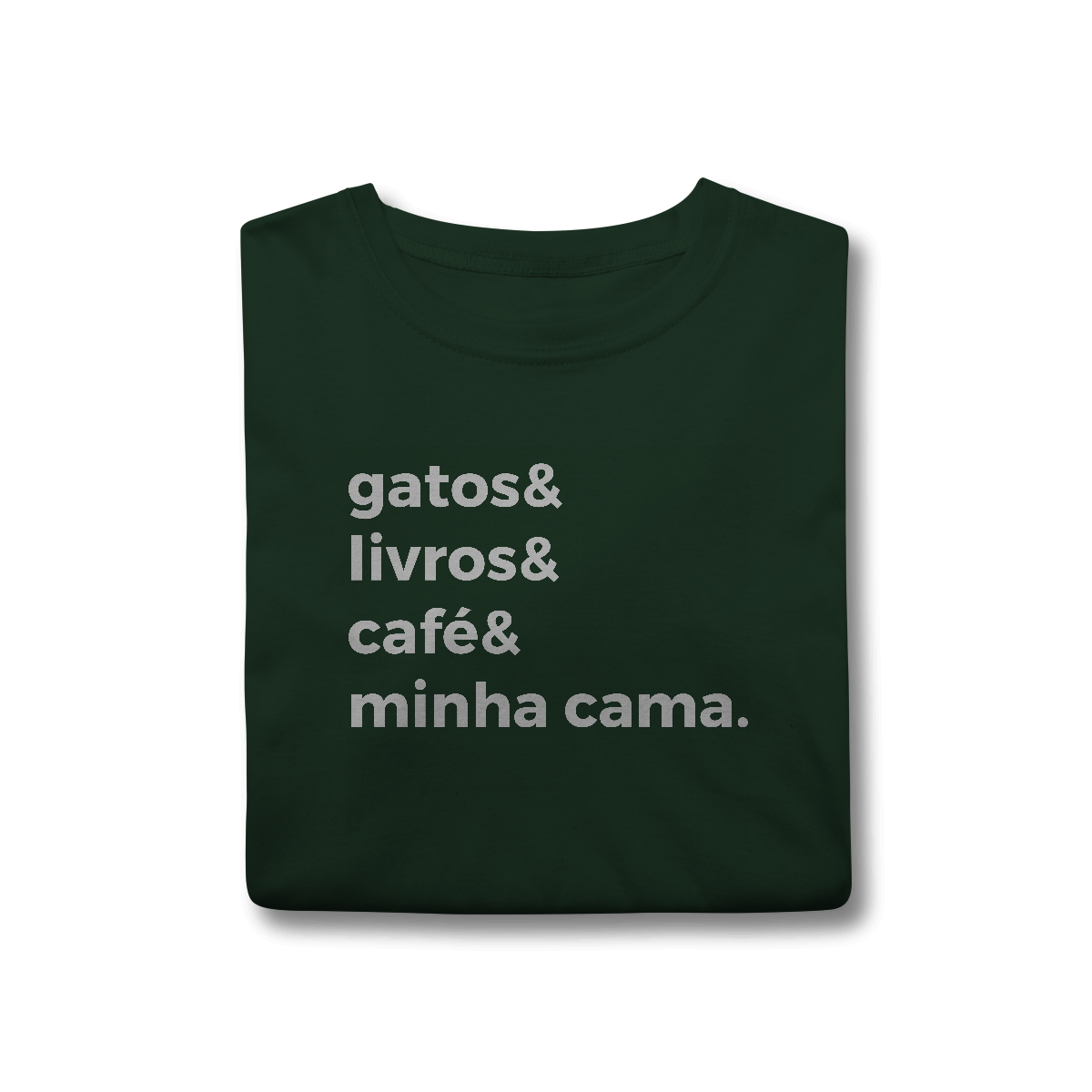 Nome do produto: Gatos, Livros, Café, Minha Cama