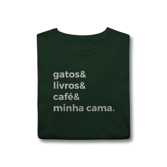 Gatos, Livros, Café, Minha Cama