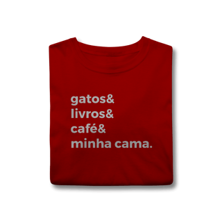 Nome do produtoGatos, Livros, Café, Minha Cama