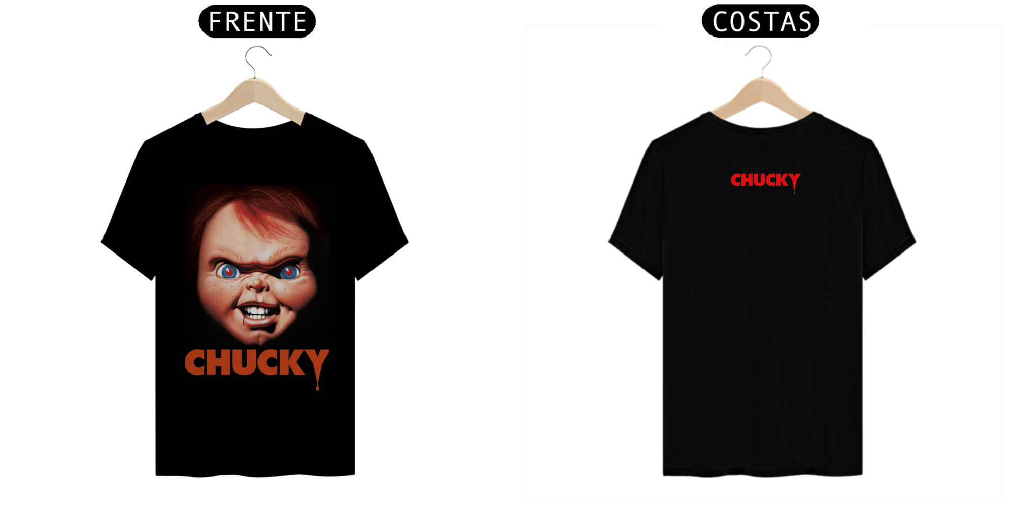 Camiseta Chucky - Preta