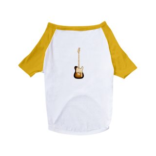 Nome do produto Camisa Pet Dog - Guitarra Fender Telecaster Richie Kotzen Siganture Tobacco Burst - Model 1