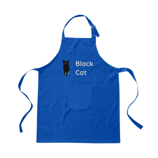 Nome do produto Avental de Brim - Black Cat 1