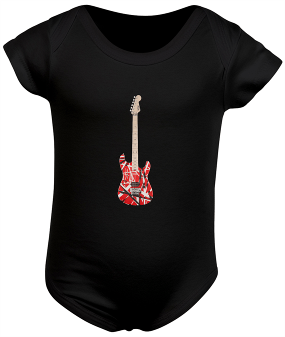 Guitarra EVH Striped Series Red Black White