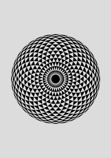 Nome do produto Poster - Retrato - Mandala 1