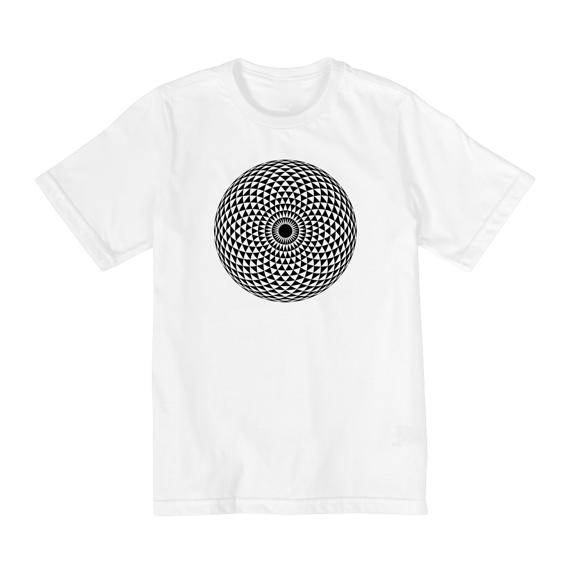 T-Shirt Quality Infantil - 02 a 08 - Mandala 1