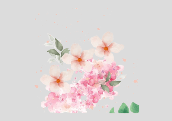 Poster Paisagem - Floral 1