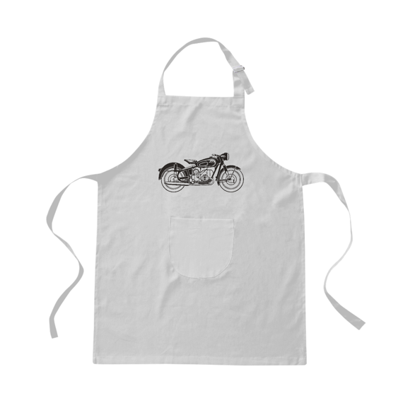 Avental de Brim - Moto Antiga 1