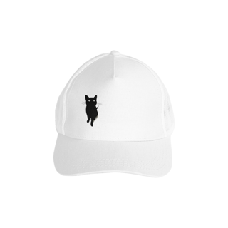 Nome do produto Boné Americano com Tela - Black Cat 1