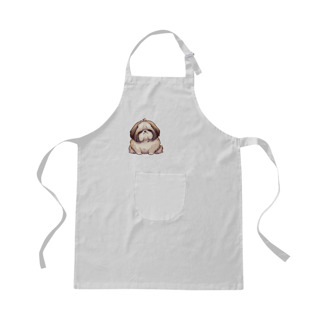 Nome do produto Avental de Brim - Fat Shih-tzu - Modelo 1