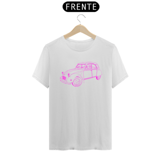 Nome do produto T-Shirt Prime - Carro Antigo 9 Rosa