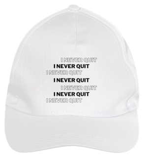 Nome do produto Boné de Brim - I Never Quit - Modelo 1