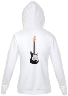 Nome do produto Moletom com Zíper Unissex - Guitarra Fender Tom DeLonge Signature Stratocaster