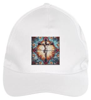 Nome do produto Boné de Brim - Jesus - Vitral 2