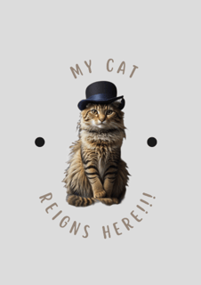 Nome do produto Caneca Mágica - Meu Gato Reina Aqui - Model 1