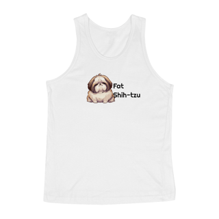 Nome do produto Regata Classic - Fat Shih-tzu - Modelo 1
