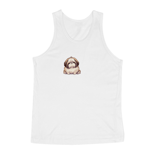 Nome do produto Regata Classic - Fat Shih-tzu - Modelo 1