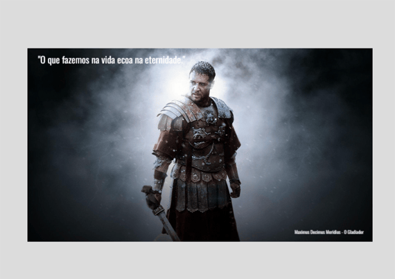 Poster Paisagem - Gladiador - Model 1