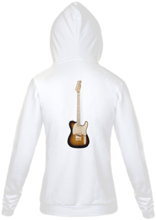 Nome do produto Moletom Zíper - Guitarra Fender Telecaster Richie Kotzen Siganture Tobacco Burst - Model 1