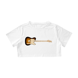 Nome do produto Camisa Cropped - Guitarra Fender Telecaster Richie Kotzen Siganture Tobacco Burst - Model 1