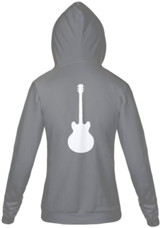 Nome do produto Moletom com Zíper Unissex 4 Hands Luthieria ES335