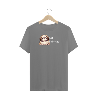 Nome do produto T-Shirt Plus Size - Fat Shih-tzu - Modelo 1