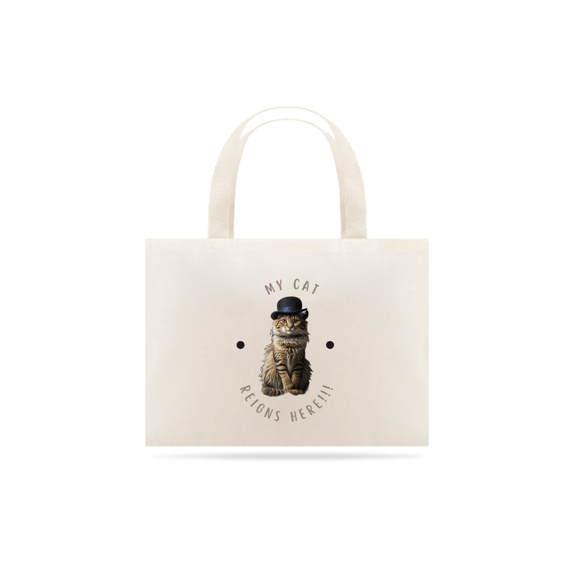Eco Bag - Meu Gato Reina Aqui - Model 1