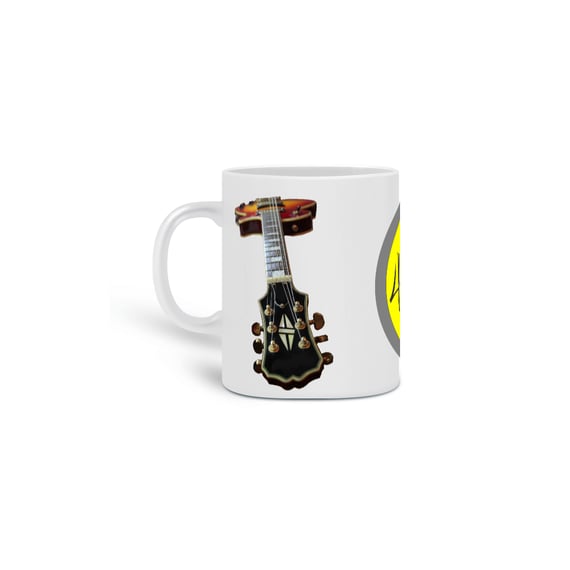 Caneca Cerâmica 4 Hands Luthieria StLpLogo