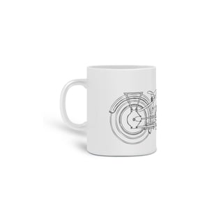 Nome do produto Caneca Cerâmica - Moto Antiga 2