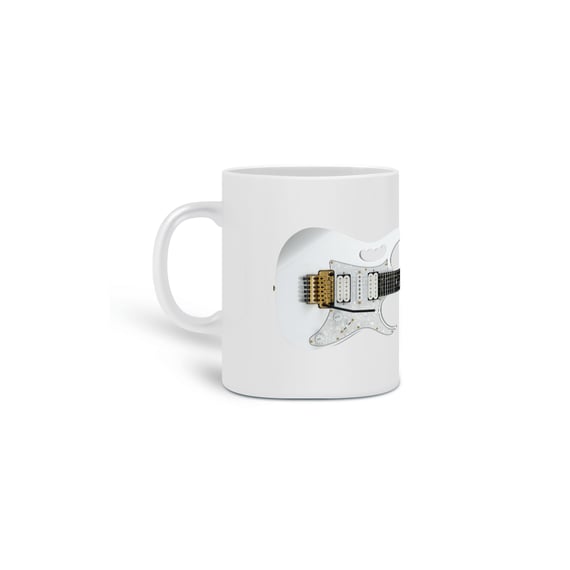 Caneca Cerâmica - Guitarra Ibanez Jem7VP White