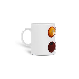 Nome do produto Caneca Cerâmica - Guitarra Gibson 1959 Les Paul Standard Reissue Washed Cherry Sunburst Custom Shop 2