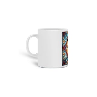 Nome do produto Caneca Cerâmica - Jesus - Vitral 2