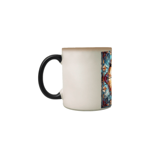 Nome do produto Caneca Mágica - Jesus - Vitral 2