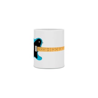 Nome do produto Caneca Cerâmica - Guitarra Fender American Professional II Telecaster Deluxe Miami Blue - HD