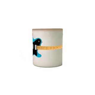 Nome do produto Caneca Mágica - Guitarra Fender American Professional II Telecaster Deluxe Miami Blue - HD