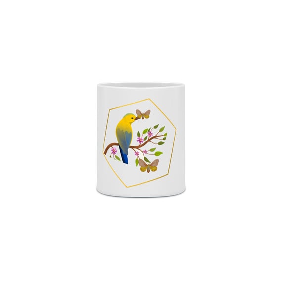Caneca Cerâmica - Pássaro 1