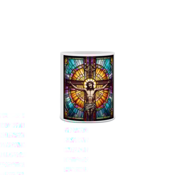 Caneca Cerâmica - Jesus - Vitral 1