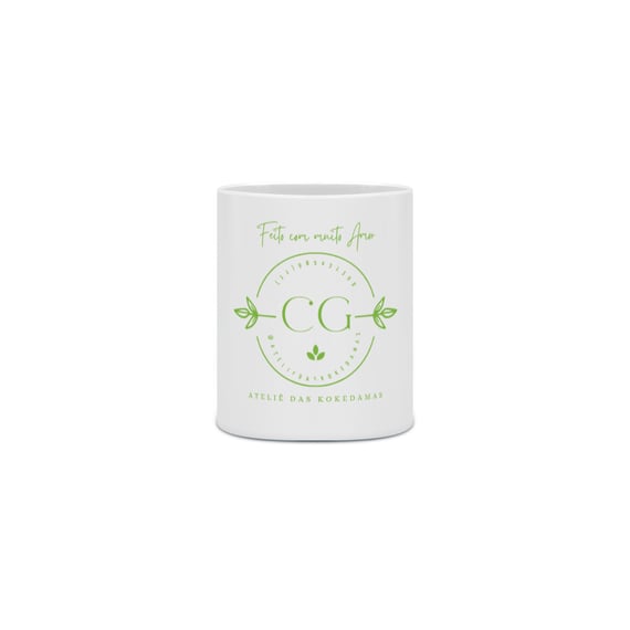 Caneca Cerâmica - Ateliê das Kokedamas