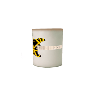 Nome do produto Caneca Mágica - Guitarra EVH Striped Series Black Yellow