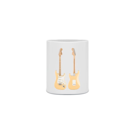 Caneca Cerâmica - Guitarra Fender Stratocaster Yngwie Malmsteen Signature - Model 1