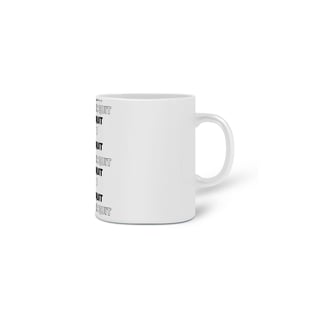 Nome do produto Caneca Cerâmica - I Never Quit - Modelo 1
