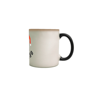 Nome do produto Caneca Mágica - Papai Noel - Ho-Ho-Ho 1 - Preto