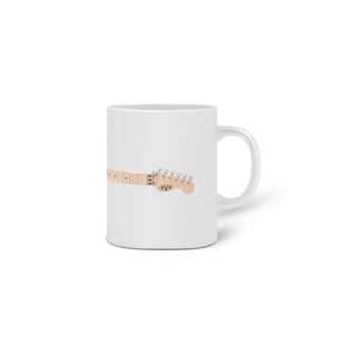Nome do produto Caneca Cerâmica - Guitarra EVH Striped Series Red Black White
