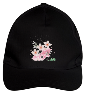 Nome do produto Boné de Brim - Floral 1