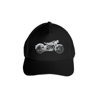 Boné Americano com Tela - Moto Antiga 1
