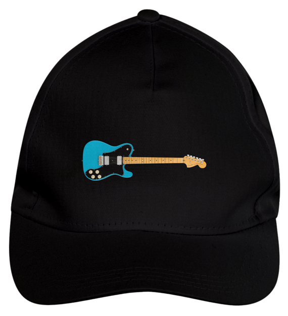 Boné de Brim - Guitarra Fender American Professional II Telecaster Deluxe Miami Blue - HD