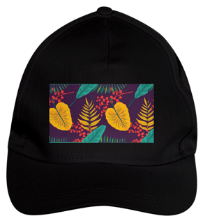 Nome do produto Boné de Brim - Floral 2