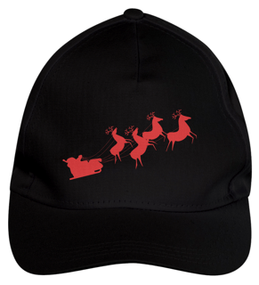 Nome do produto Boné de Brim - Papai Noel 2 - Vermelho