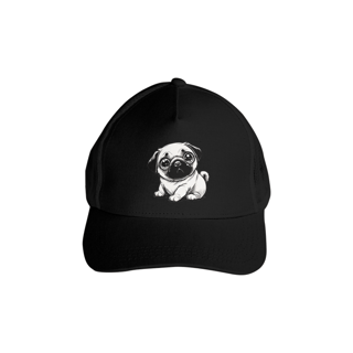 Nome do produto Boné Americano com Tela - Fat Pug 1